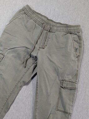 American Rag Pull On Cargo Stretch Pants Women's Small Faded Green